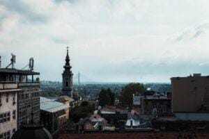 view on belgrade
